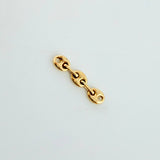 Herraje Retazo GC 3 Eslabones 0.2gr / 3/4 in / 3.3mm Oro Amarillo 18K
