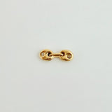 Herraje Retazo GC 2 Eslabones 0.1gr / 1/2 in / 3.3mm Oro Amarillo 18K