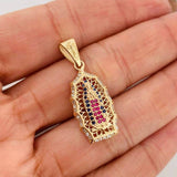 Pendant Virgin of Guadalupe 3.25 g / 1 1/4 in 18K Yellow Gold