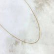Cadena Veneciana 1.15gr / 17 3/4 in / 0.61mm Oro Amarillo +3 18K !