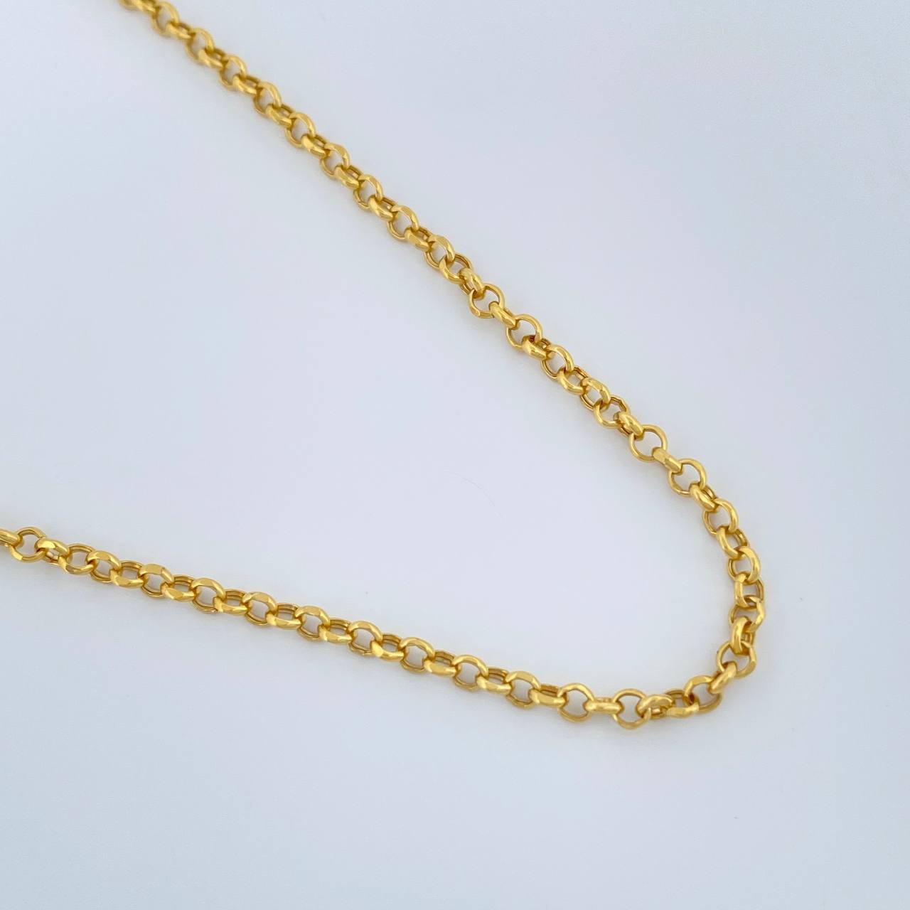 Cadena Roll-On 2.65gr / 23 3/4 in / 1.5mm Oro Amarillo +3 18K $