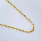 Cadena Roll-On 2.65gr / 23 3/4 in / 1.5mm Oro Amarillo +3 18K $