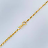 Cadena Roll-On 2.65gr / 23 3/4 in / 1.5mm Oro Amarillo +3 18K $
