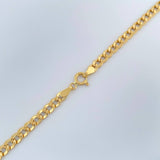 Cuban Links 7.35gr / 24 in / 3.85mm Yellow Gold +1 18K $