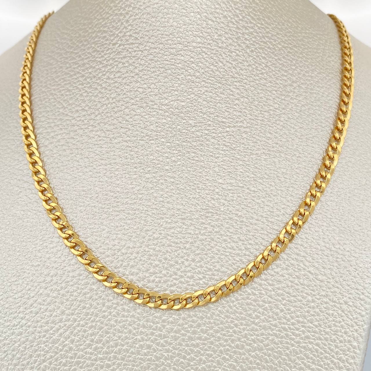 Cuban Links 7.35gr / 24 in / 3.85mm Yellow Gold +1 18K $