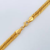 Cadena Cubana Reticulada 19gr / 23 3/4 in / 5.24mm Oro Amarillo +3 18K $