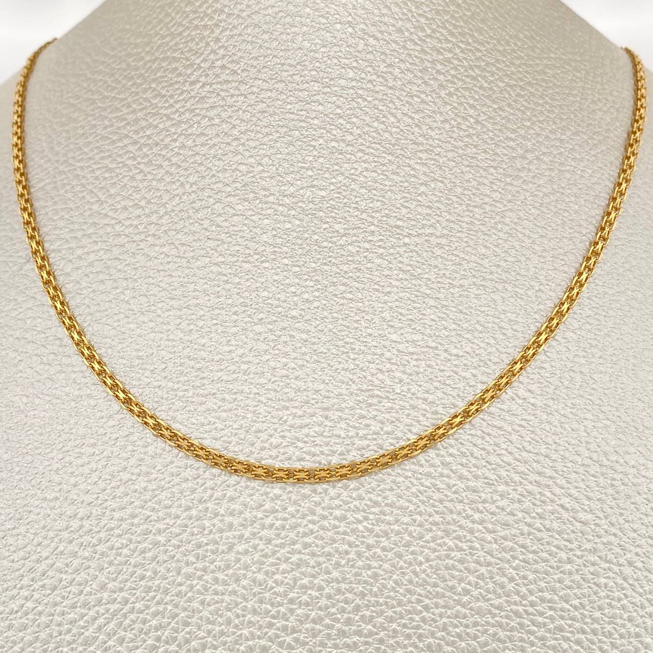 Cadena China 6.85gr / 23 3/4 in / 2.14mm Oro Amarillo +1 18K $