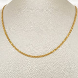 Cadena China 6.85gr / 23 3/4 in / 2.14mm Oro Amarillo +1 18K $
