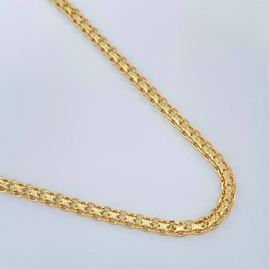 Cadena China 8.2gr / 23 3/4 in / 2.44mm Oro Amarillo +1 18K $