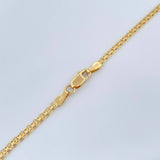 Bismark Chain 8.2gr / 23 3/4 in / 2.44mm Yellow Gold +1 18K $