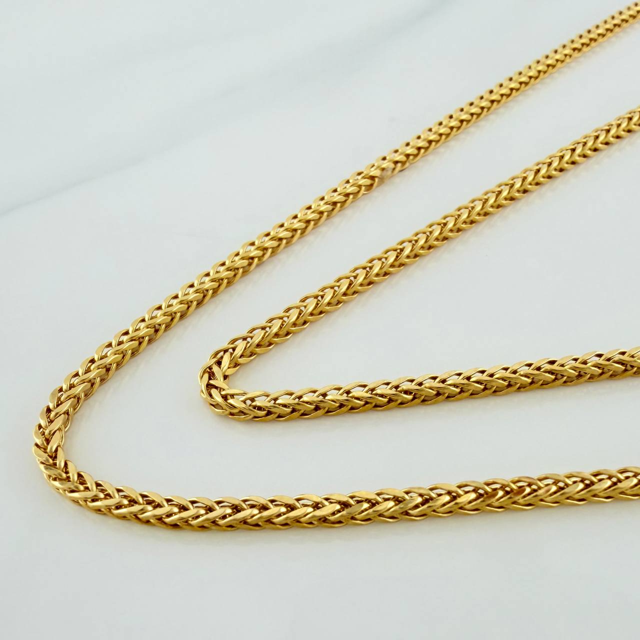 Franco Chain 5.15 g / 23 3/4 in / 1.68 mm 18K Yellow Gold