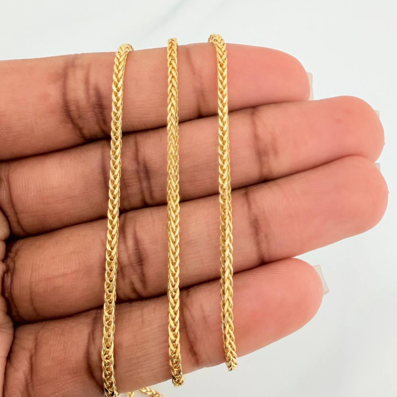 Franco Chain 5.15 g / 23 3/4 in / 1.68 mm 18K Yellow Gold