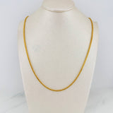 Franco Chain 5.15 g / 23 3/4 in / 1.68 mm 18K Yellow Gold