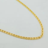 Flat Mariner Chain 2.3 g / 23 3/4 in / 1.88 mm 18K Yellow Gold