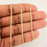 Flat Mariner Chain 2.3 g / 23 3/4 in / 1.88 mm 18K Yellow Gold