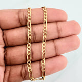 Pulso Figaro 2.2 g / 7 1/4 in / 3.23 mm Oro Amarillo 18K