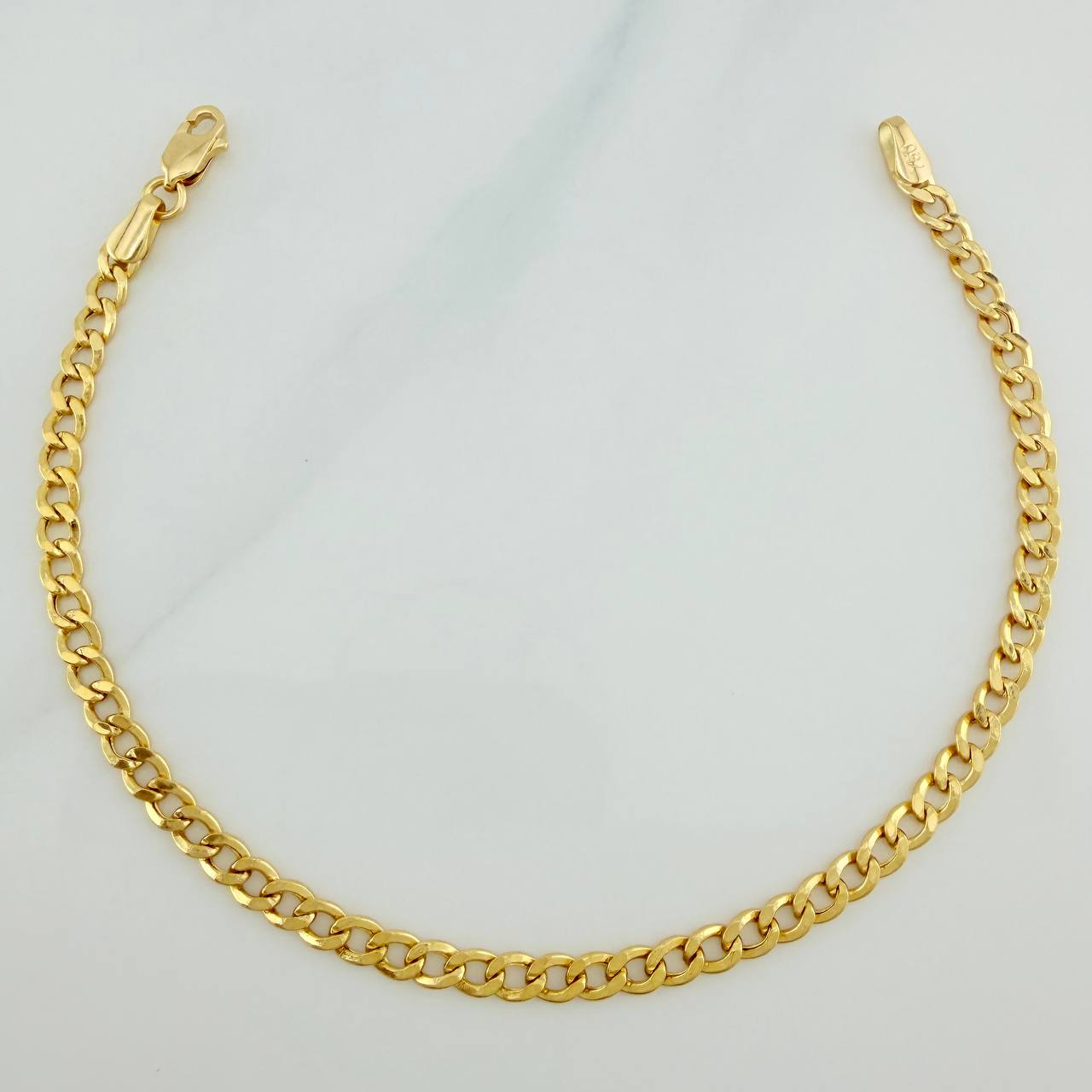 Pulso Cubano 2.25 g / 7 1/4 in / 3.31 mm Oro Amarillo 18K