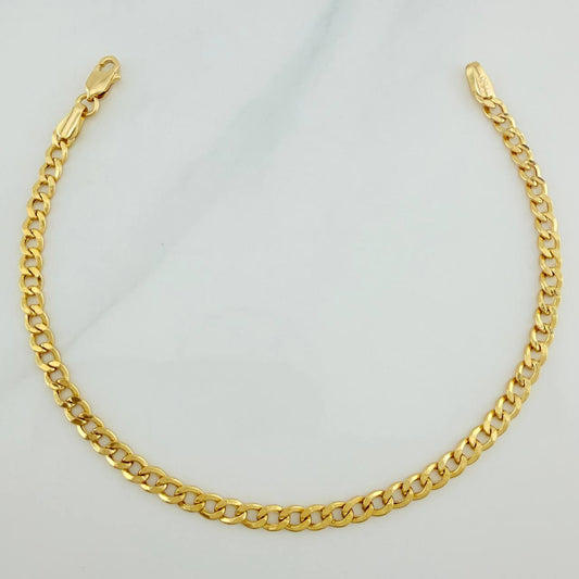 Pulso Cubano 2.3 g / 7 1/4 in / 3.31 mm Oro Amarillo 18K