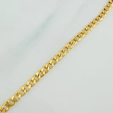 Pulso Cubano 2.3 g / 7 1/4 in / 3.31 mm Oro Amarillo 18K