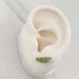 Topos Circulos Esmeraldas 51Pts 1.95 g / in / 13 mm Oro Amarillo 18K