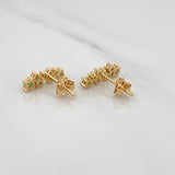 Topos Circulos Esmeraldas 51Pts 1.95 g / in / 13 mm Oro Amarillo 18K