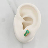 Topos Piramide Esmeraldas 99Pts 2.15 g / in / 4.4 mm Oro Amarillo 18K