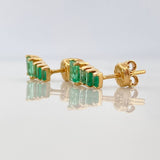 Topos Piramide Esmeraldas 99Pts 2.15 g / in / 4.4 mm Oro Amarillo 18K