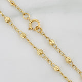 Bracelet Espiga Miraculous Virgin 2.15 g / 7 1/2 in / 1.7 mm Yellow Gold 18K