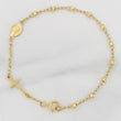 Bracelet Espiga Miraculous Virgin 2.15 g / 7 1/2 in / 1.7 mm Yellow Gold 18K