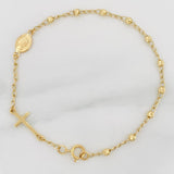 Bracelet Espiga Miraculous Virgin 2.15 g / 7 1/2 in / 1.7 mm Yellow Gold 18K