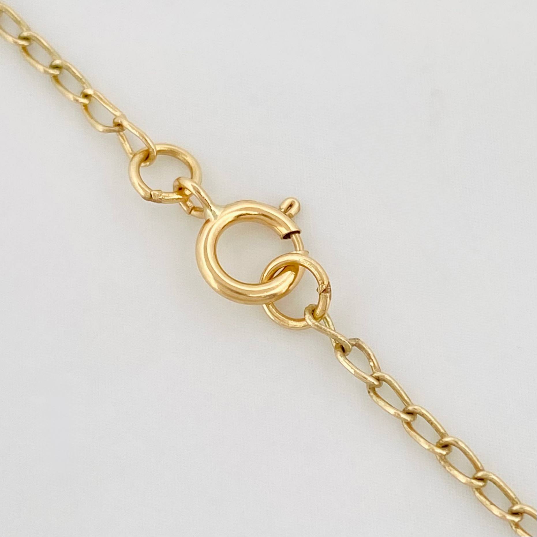 Espiga Flower Anklet 2.05 g / 10 in / 1 mm Three Golds 18K