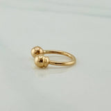 Piercing U Bolas 0.4 g / 1/2 in Oro Amarillo 18K