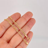 Figaro Chain 2.75g / 18 in / 2.5mm Yellow Gold 18K