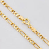 Figaro Chain 2.75g / 18 in / 2.5mm Yellow Gold 18K