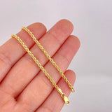 Cadena Lazo 3.95g / 24 in / 2.2mm Oro Amarillo 18K
