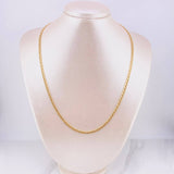 Wheat Chain 5g / 20 in / 3.5mm Yellow Gold 18K