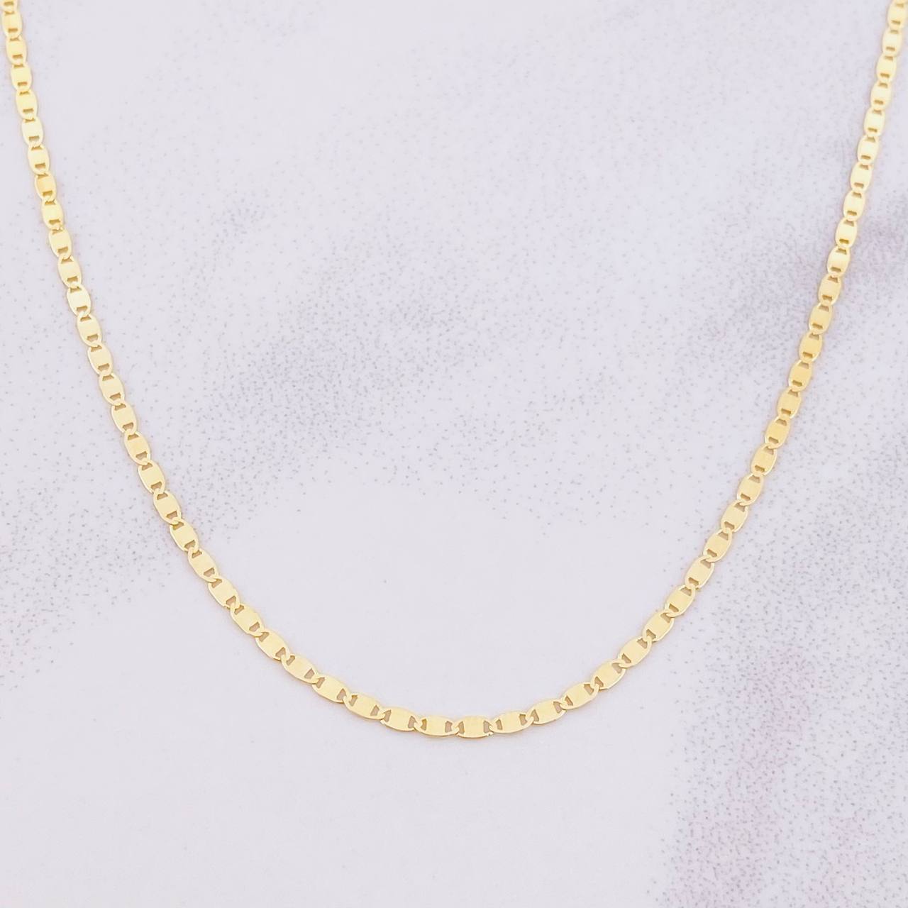Flat Anchor Chain 1.95g / 18 in / 1.5mm Yellow Gold 18K