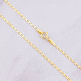 Flat Anchor Chain 1.95g / 18 in / 1.5mm Yellow Gold 18K