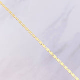 Flat Anchor Chain 1.95g / 18 in / 1.5mm Yellow Gold 18K
