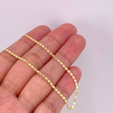 Flat Anchor Chain 1.95g / 18 in / 1.5mm Yellow Gold 18K