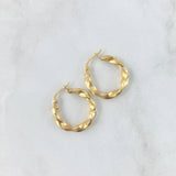 Candongas Nico 2.7gr / 2.1cm / Lisas Oro Amarillo