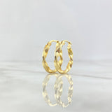 Candongas Nico 2.7gr / 2.1cm / Lisas Oro Amarillo