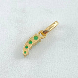 Dije Trinity Esmeraldas 13pts 0.65gr / 1.5cm / Oro 18K ©