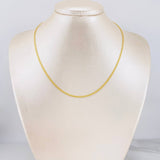 Cadena China 3.85g / 16 in / 2.1mm Oro Amarillo 18K