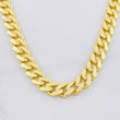 Cadena Cubana Infinito 43.4g / 28 in / 9.4mm Oro Amarillo 18K