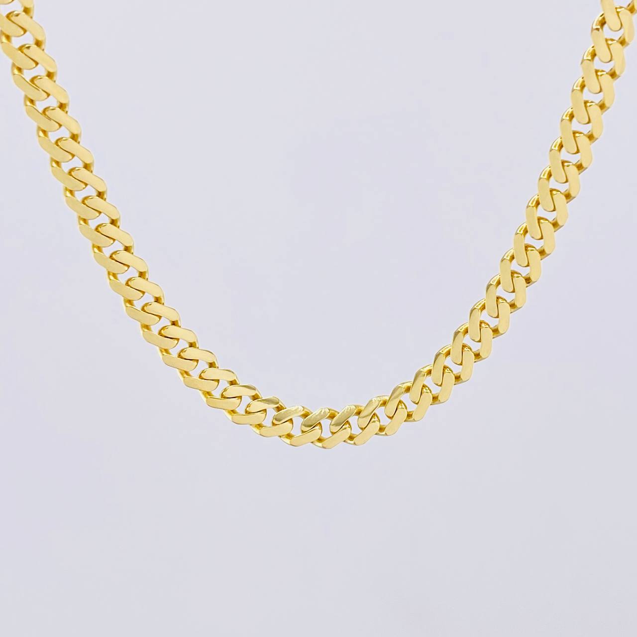 Cadena Cubana Infinito 14.75g / 18 in / 5mm Oro Amarillo 18K