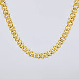 Monaco Diamond Cut Chain 19.6g / 24 in / 4.9mm 18K Yellow Gold
