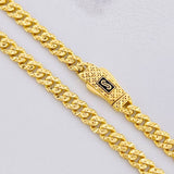 Monaco Diamond Cut Chain 19.6g / 24 in / 4.9mm 18K Yellow Gold