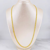Cadena Cubana Infinito Diamantada 19.35g / 24 in / 4.9mm Oro Amarillo 18K
