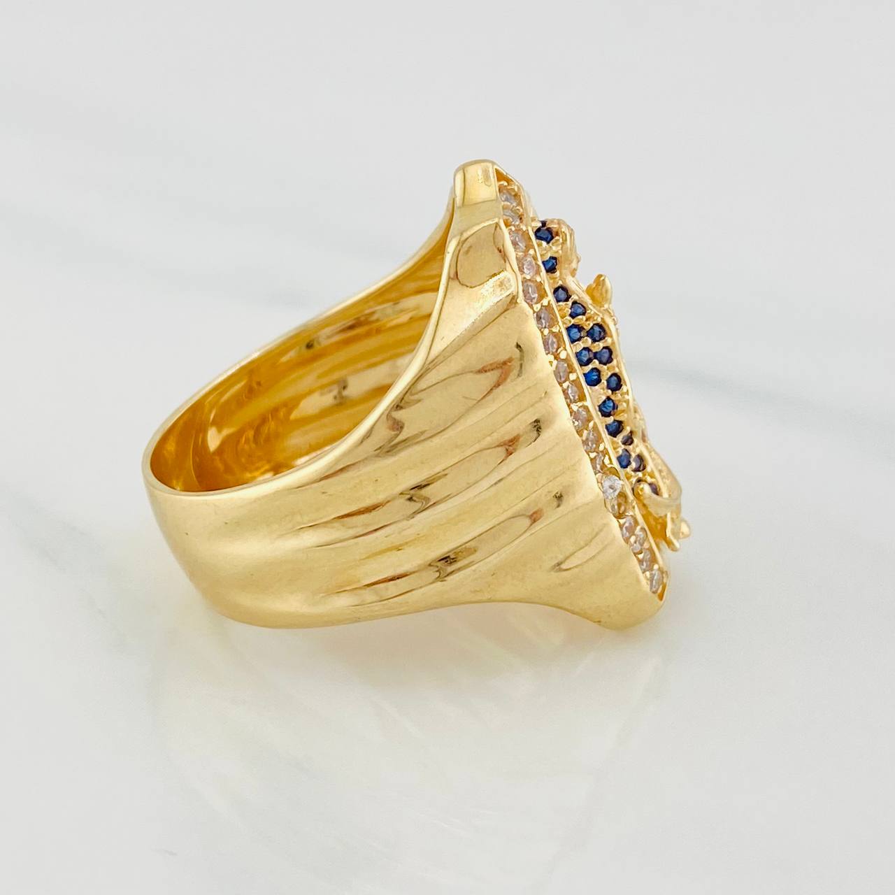 Anillo Virgen De Guadalupe 12 g / T9 3/4 Oro Amarillo 18K